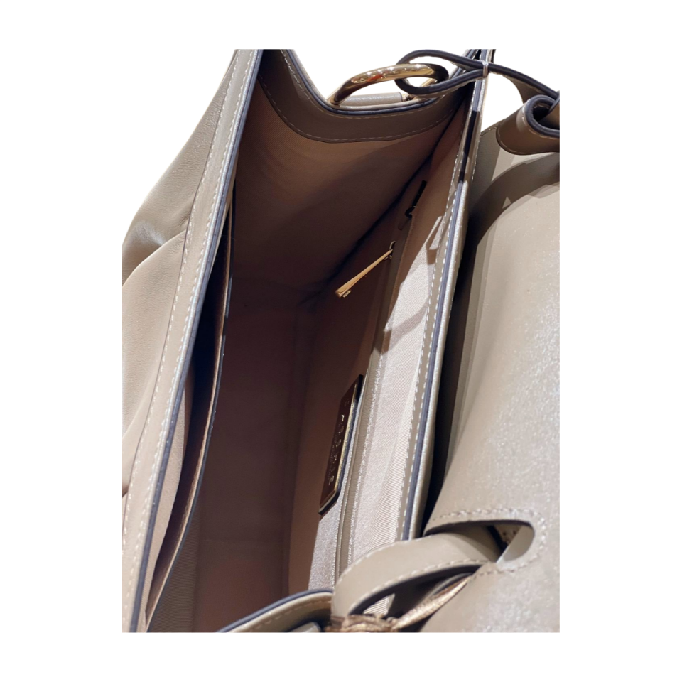 Satchel bag 8514 dana derisi bej