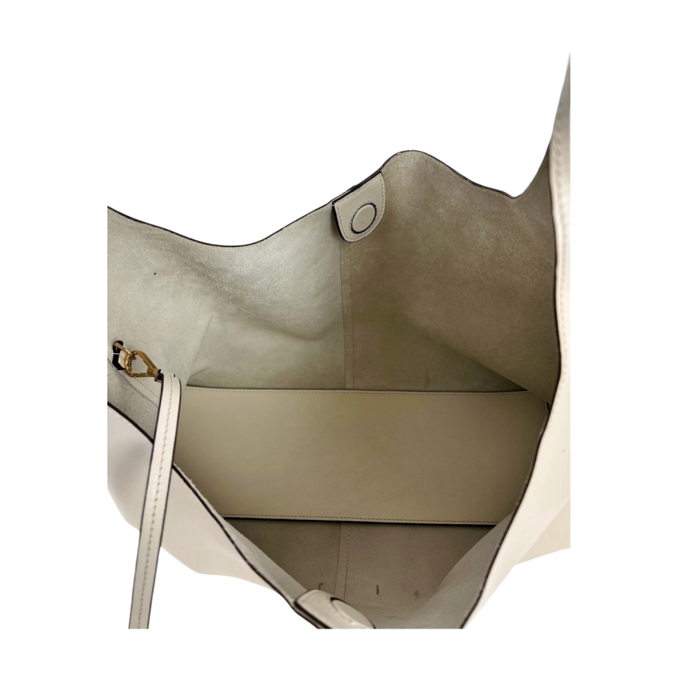 Shopper bag 8639 dana derisi ekru