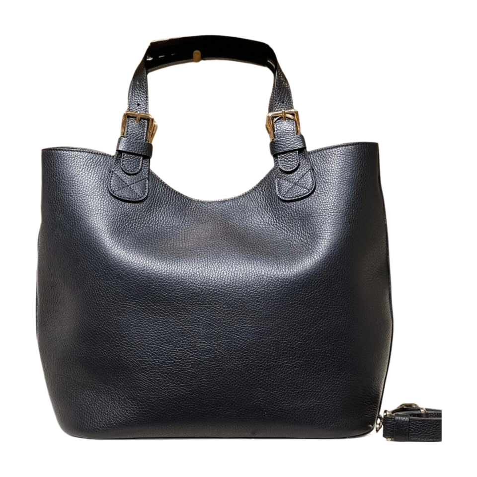Tote bag 8614 dana derisi siyah