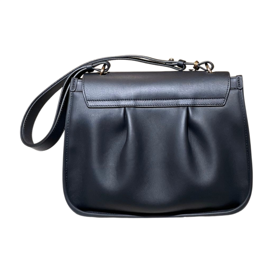 Satchel bag 8514 dana derisi siyah
