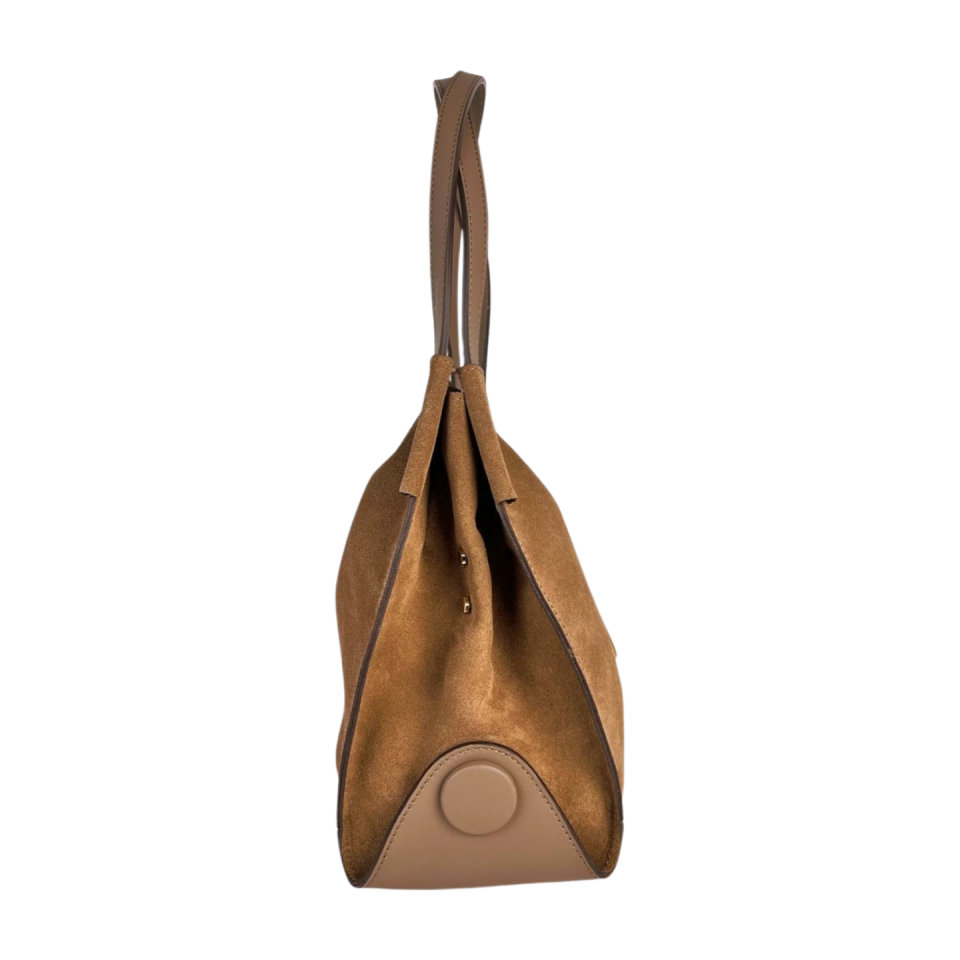 Hoba bag 8593 süet deri camel