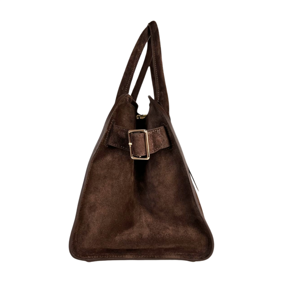 Bucket bag 8553 süet deri kahve