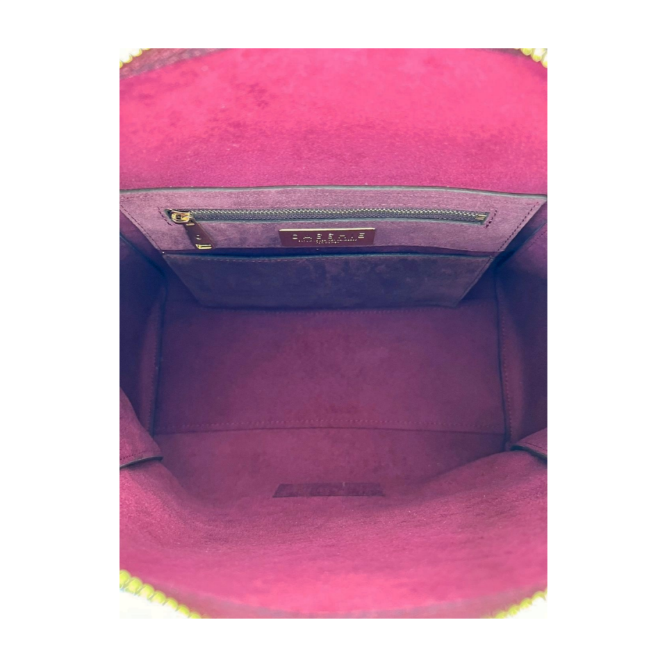 Hoba bag 8624 süet deri bordo