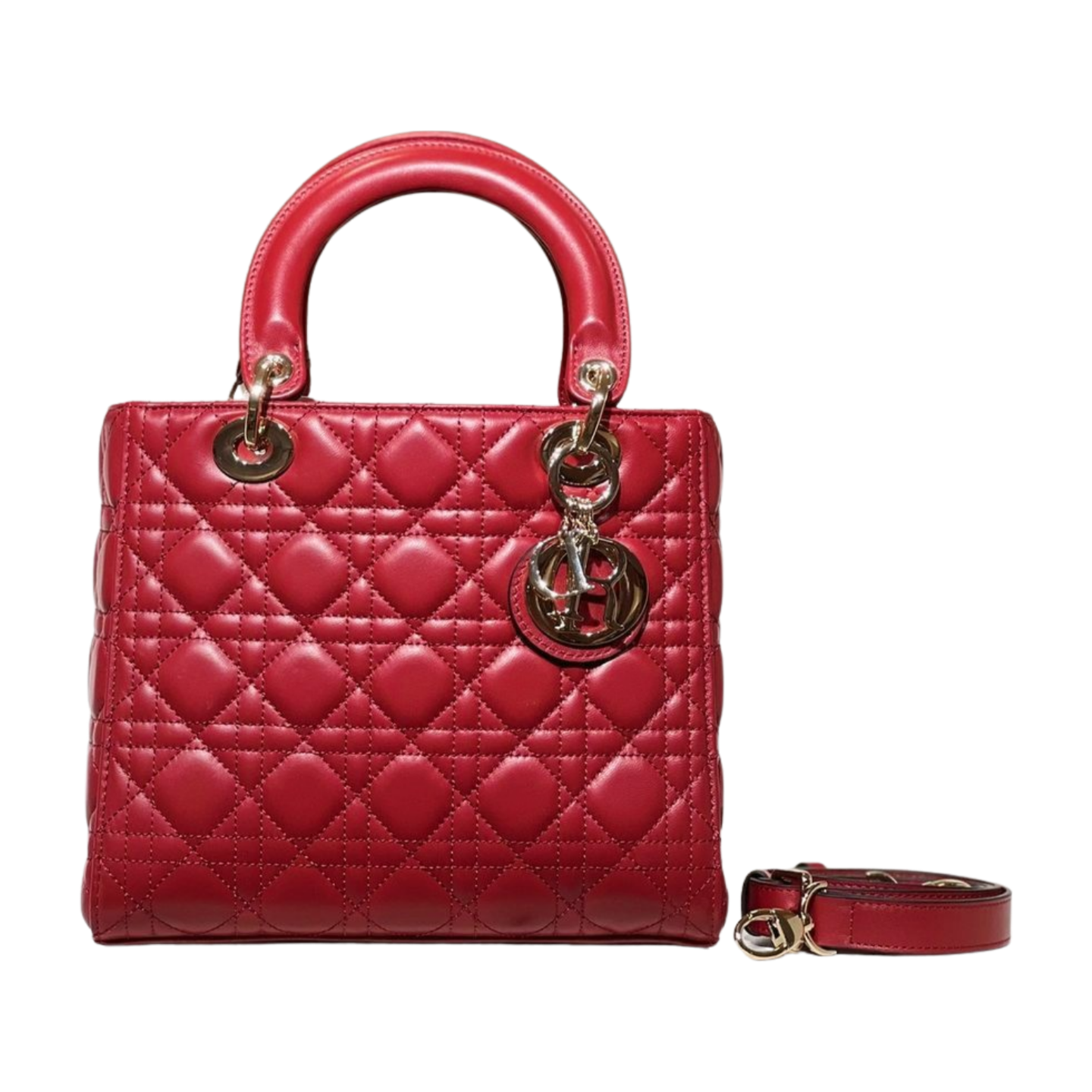 Quilted bag 8573 hakiki deri kırmızı