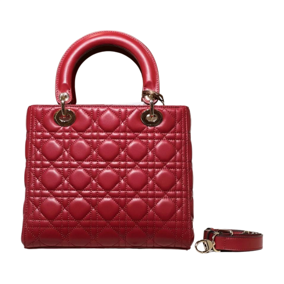 Quilted bag 8573 hakiki deri kırmızı