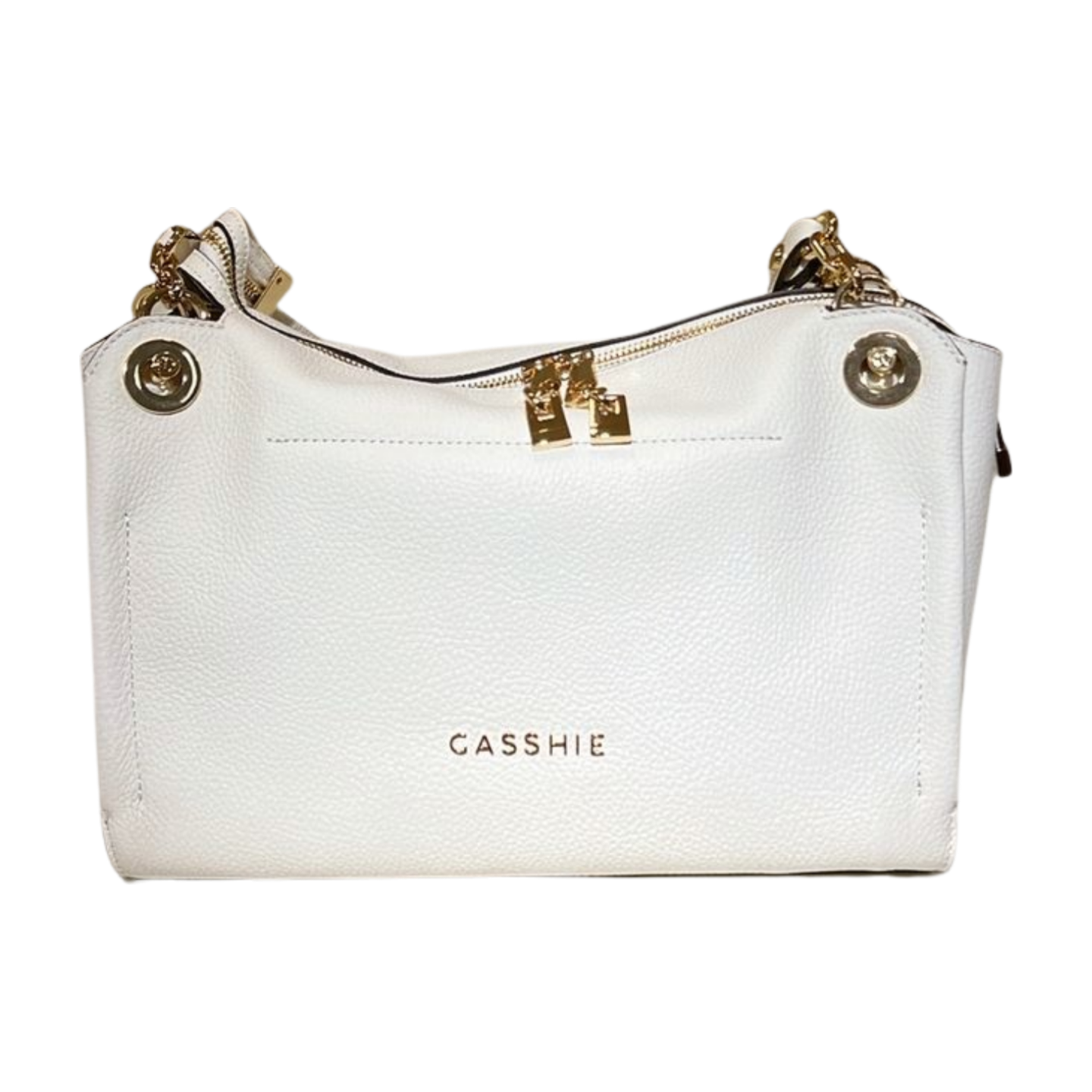 Barrel bag 8592 dana derisi beyaz