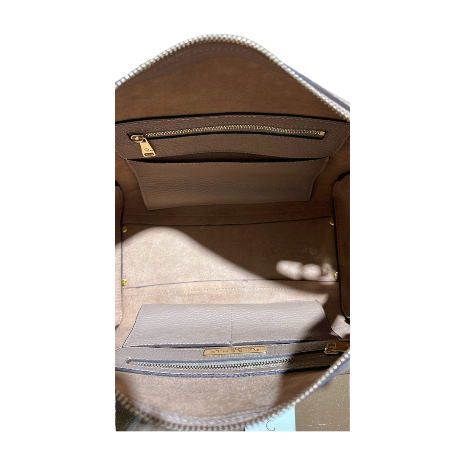Barrel bag 8592 dana derisi bej