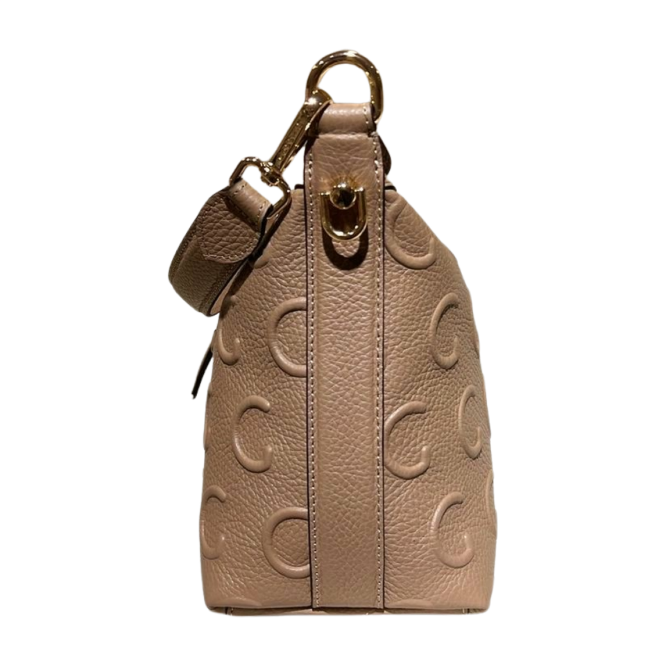 Barrel bag 8641 dana derisi bej