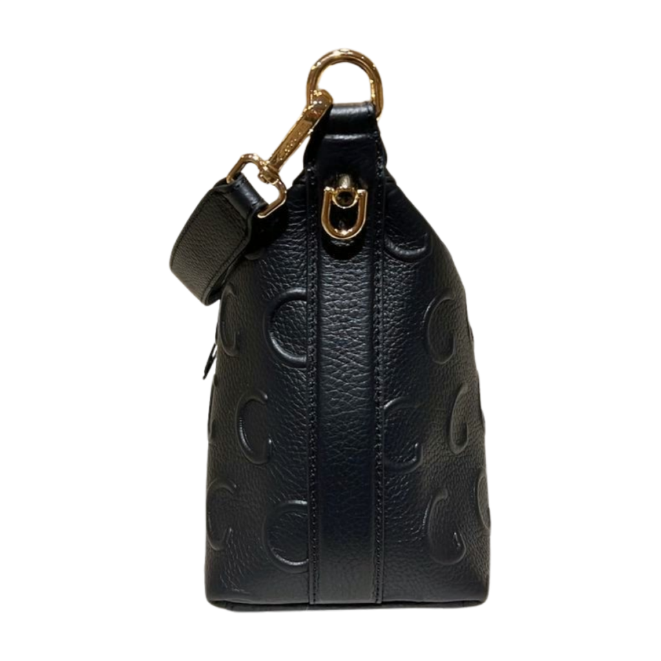 Barrel bag 8641 dana derisi siyah