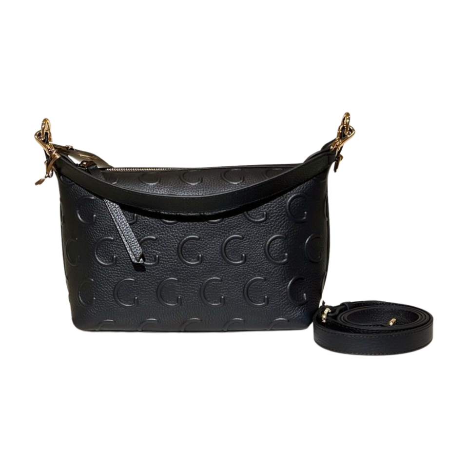 Barrel bag 8641 dana derisi siyah