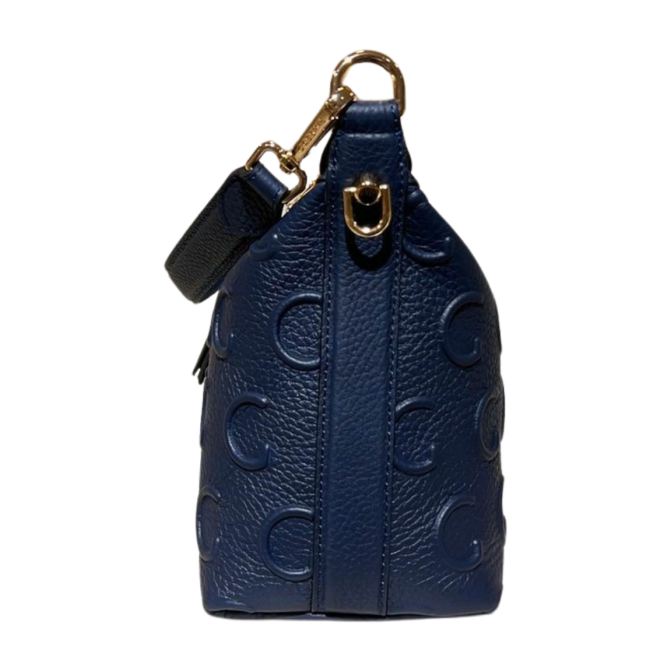 Barrel bag 8641 dana derisi lacivert