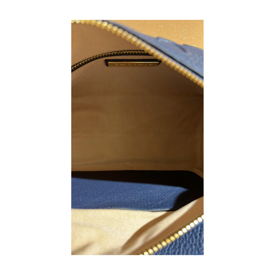 Barrel bag 8641 dana derisi lacivert