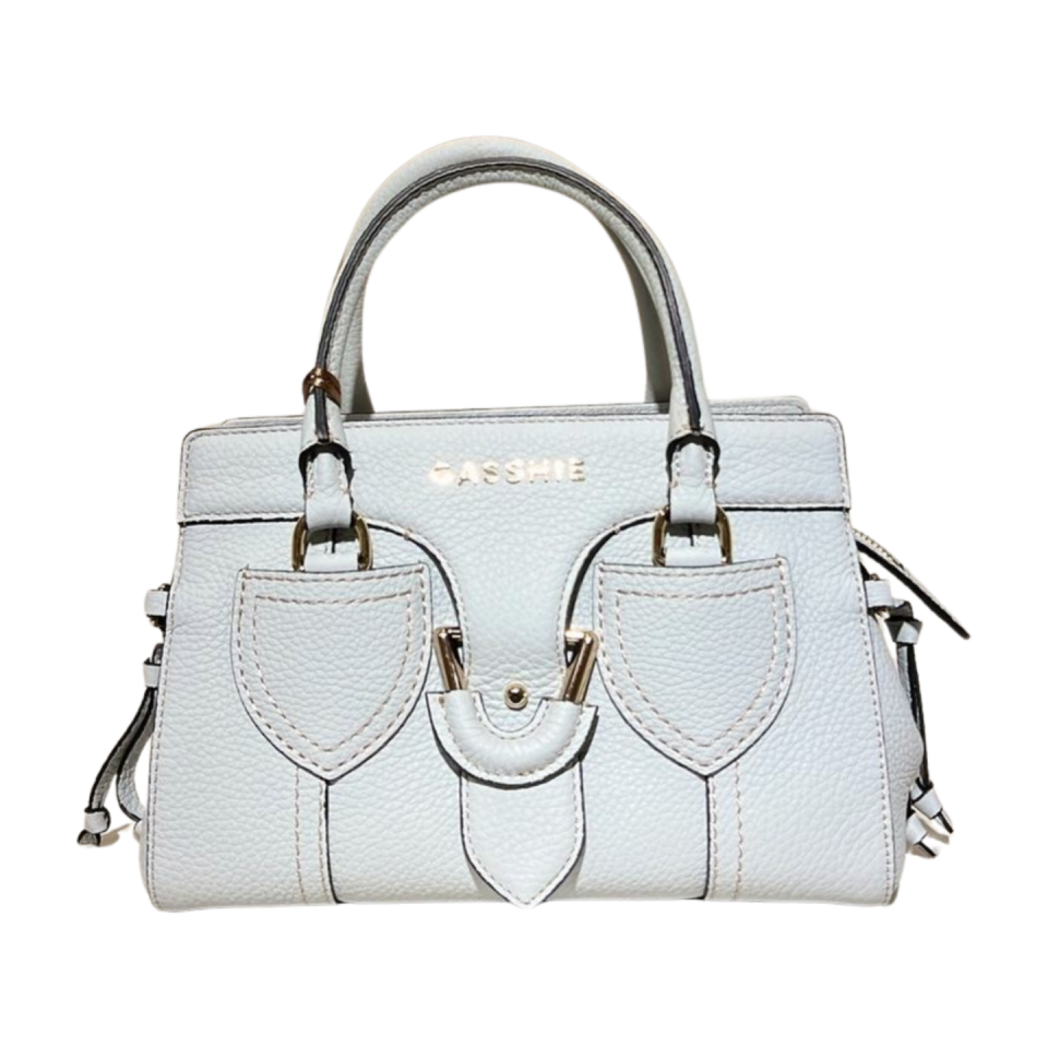 Baguette bag 8629(K) dana derisi buz mavi