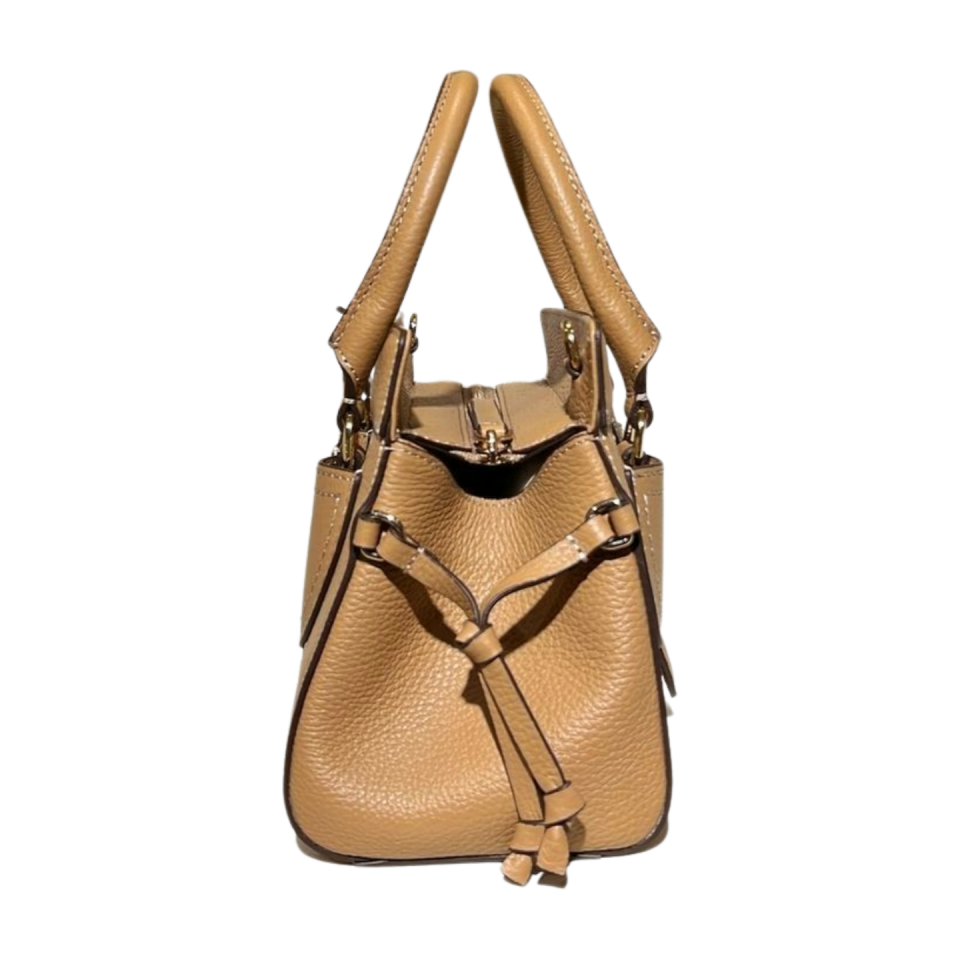 Baguette bag 8629(K)  dana derisi bej