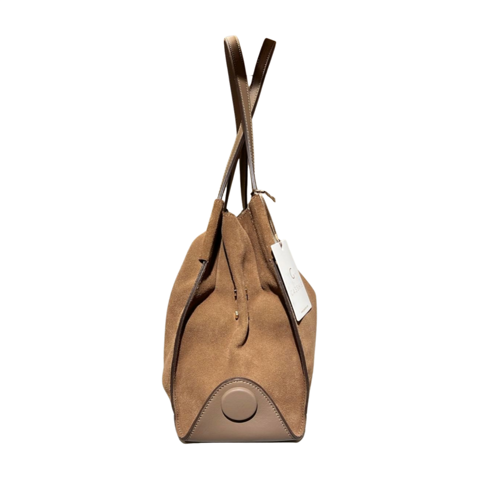 Hoba bag 8593 süet deri taba