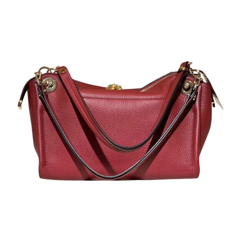 Barrel bag 8592 dana derisi bordo