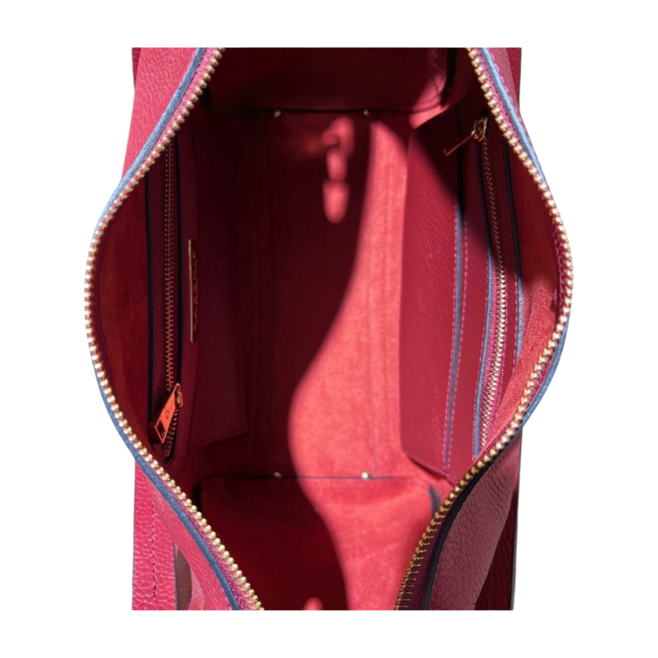 Barrel bag 8592 dana derisi bordo