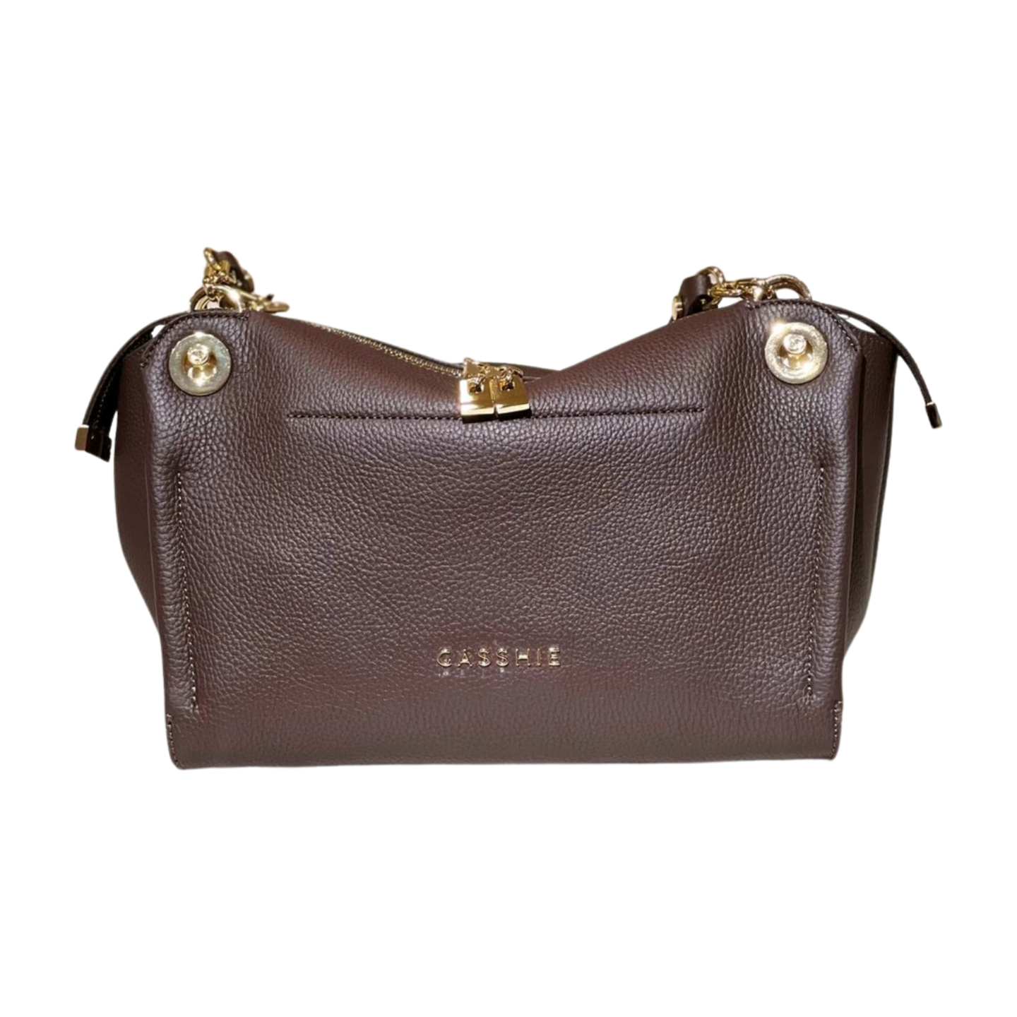 Barrel bag 8592 dana derisi kahverengi