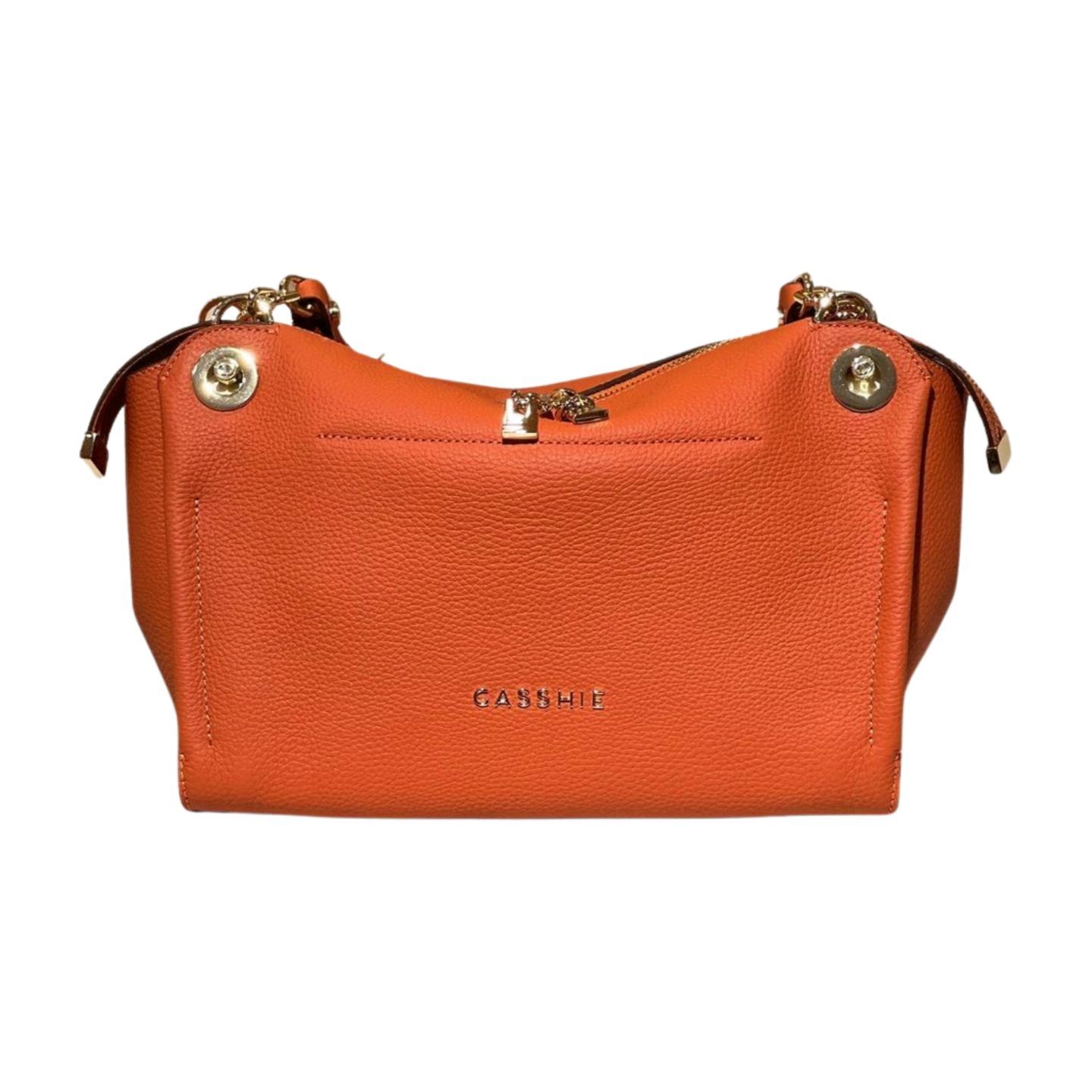 Barrel bag 8592 dana derisi turuncu