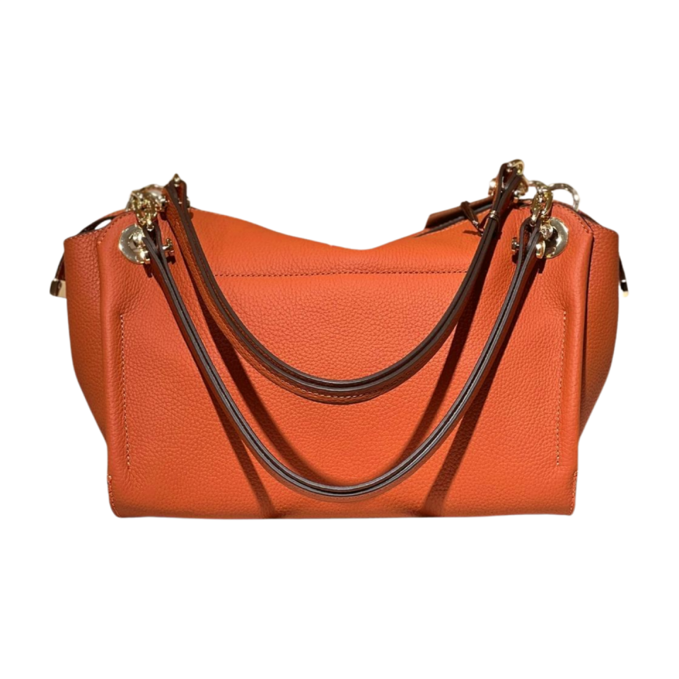 Barrel bag 8592 dana derisi turuncu
