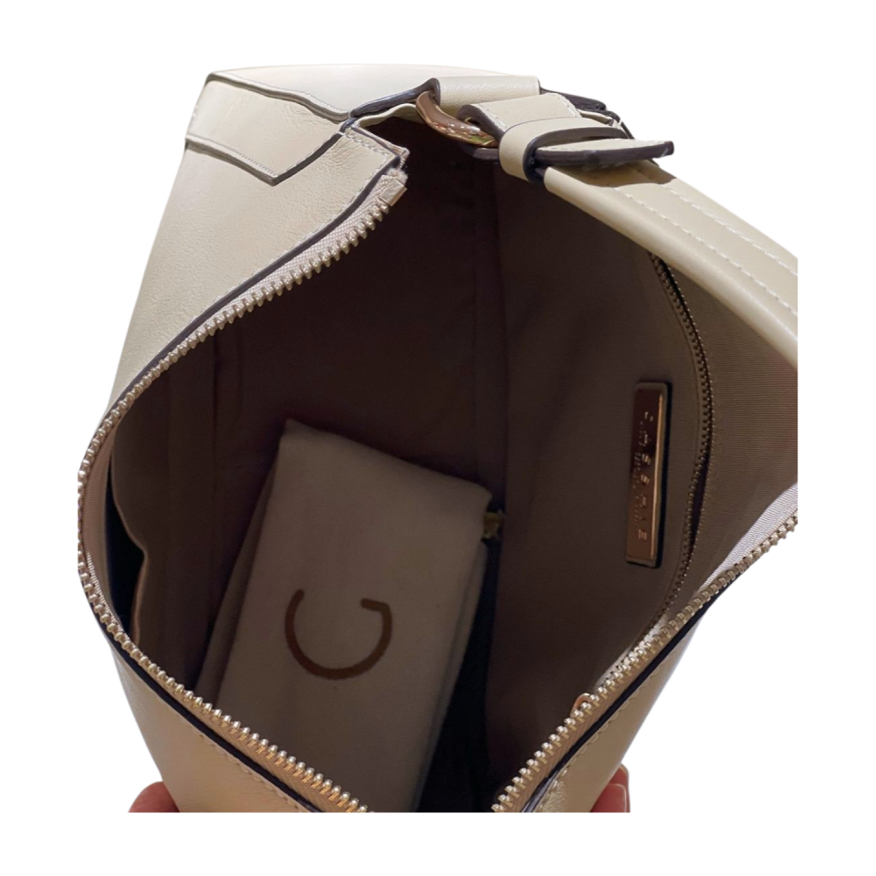Baguette bag 8564 dana derisi bej
