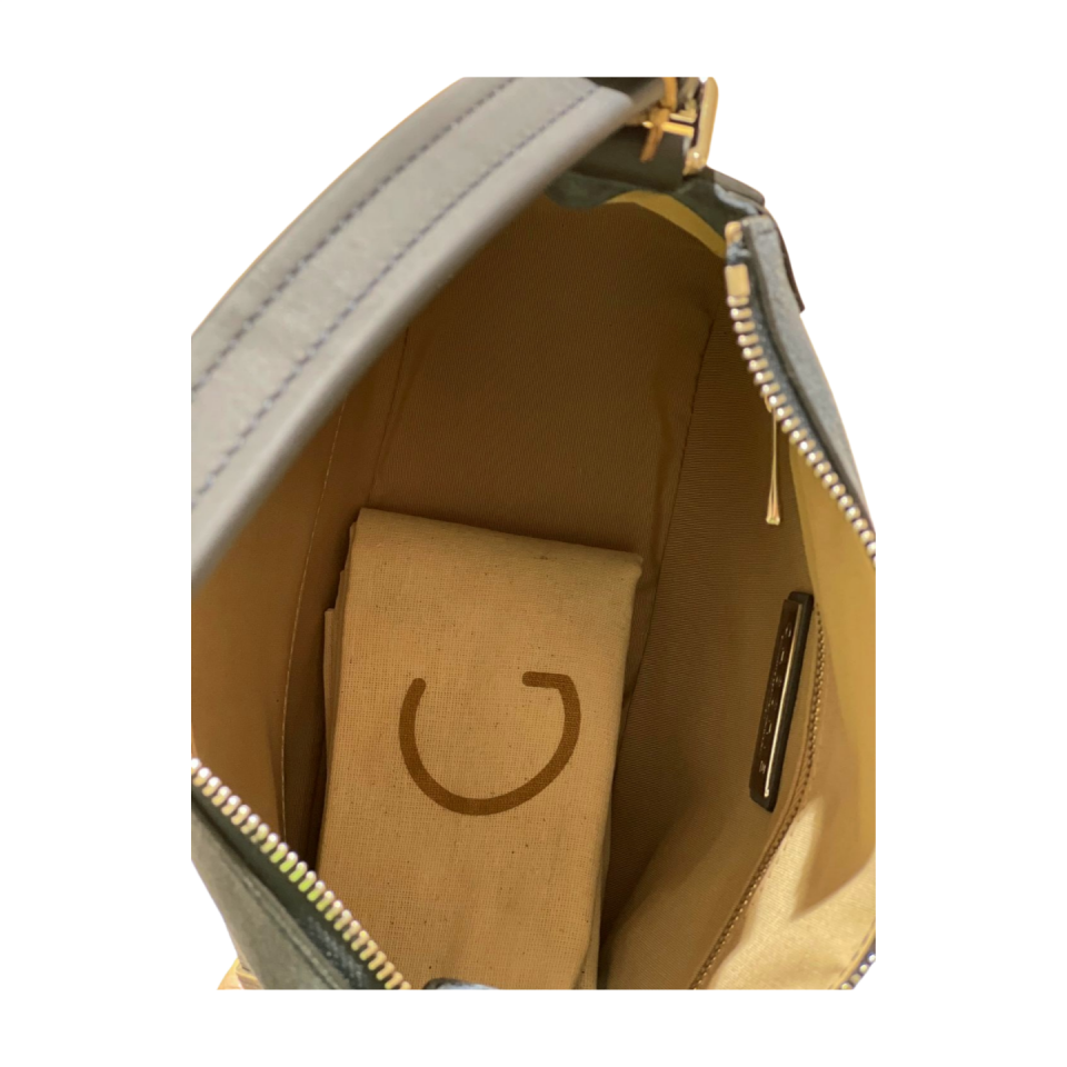 Shoulder bag 8564 dana derisi lacivert ( süet kombin)