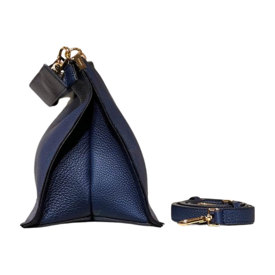 Barrel bag 8598 dana derisi lacivert
