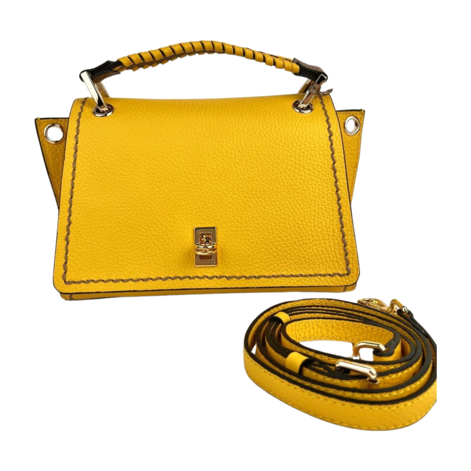 Baguette bag 8498 dana derisi sarı