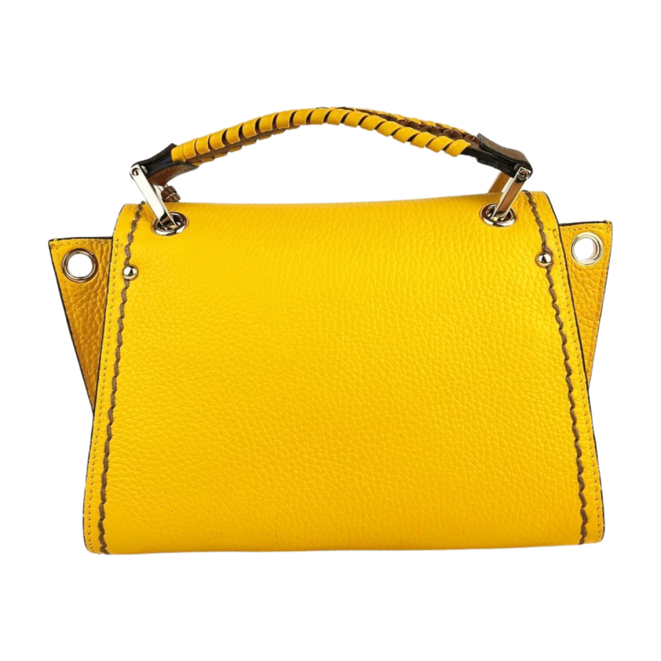 Cross body bag 8498 dana derisi sarı