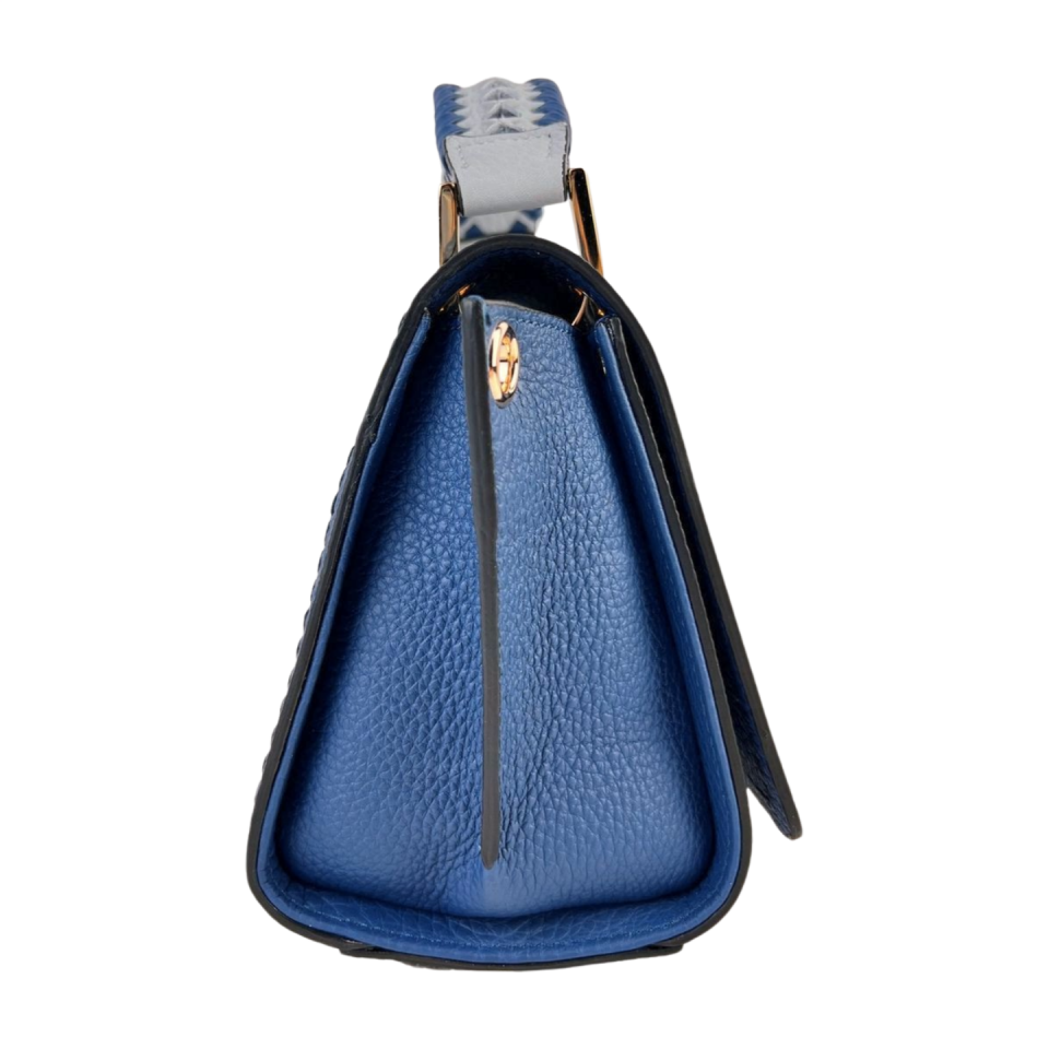 Baguette bag 8498 dana derisi mavi