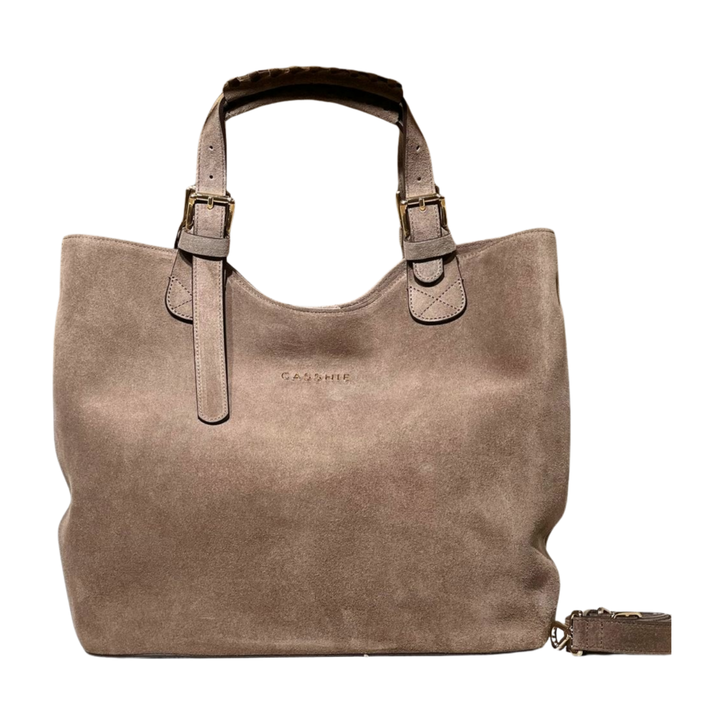 Tote bag 8614 süet deri vizon