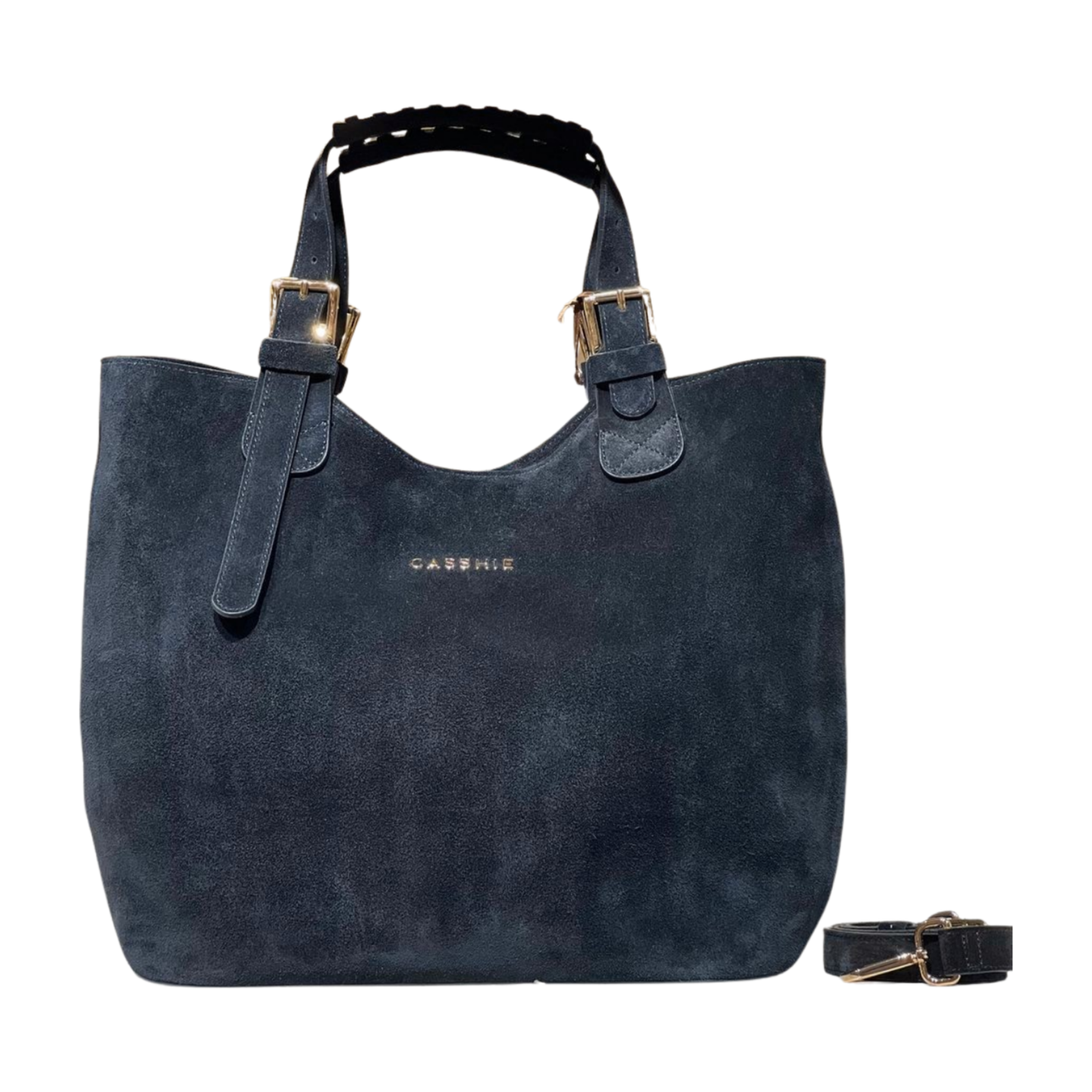 Tote bag 8614 süet deri siyah