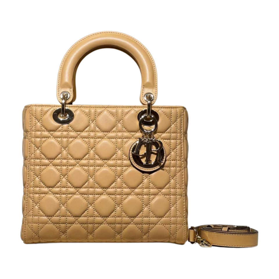 Quilted bag 8573 hakiki deri bej