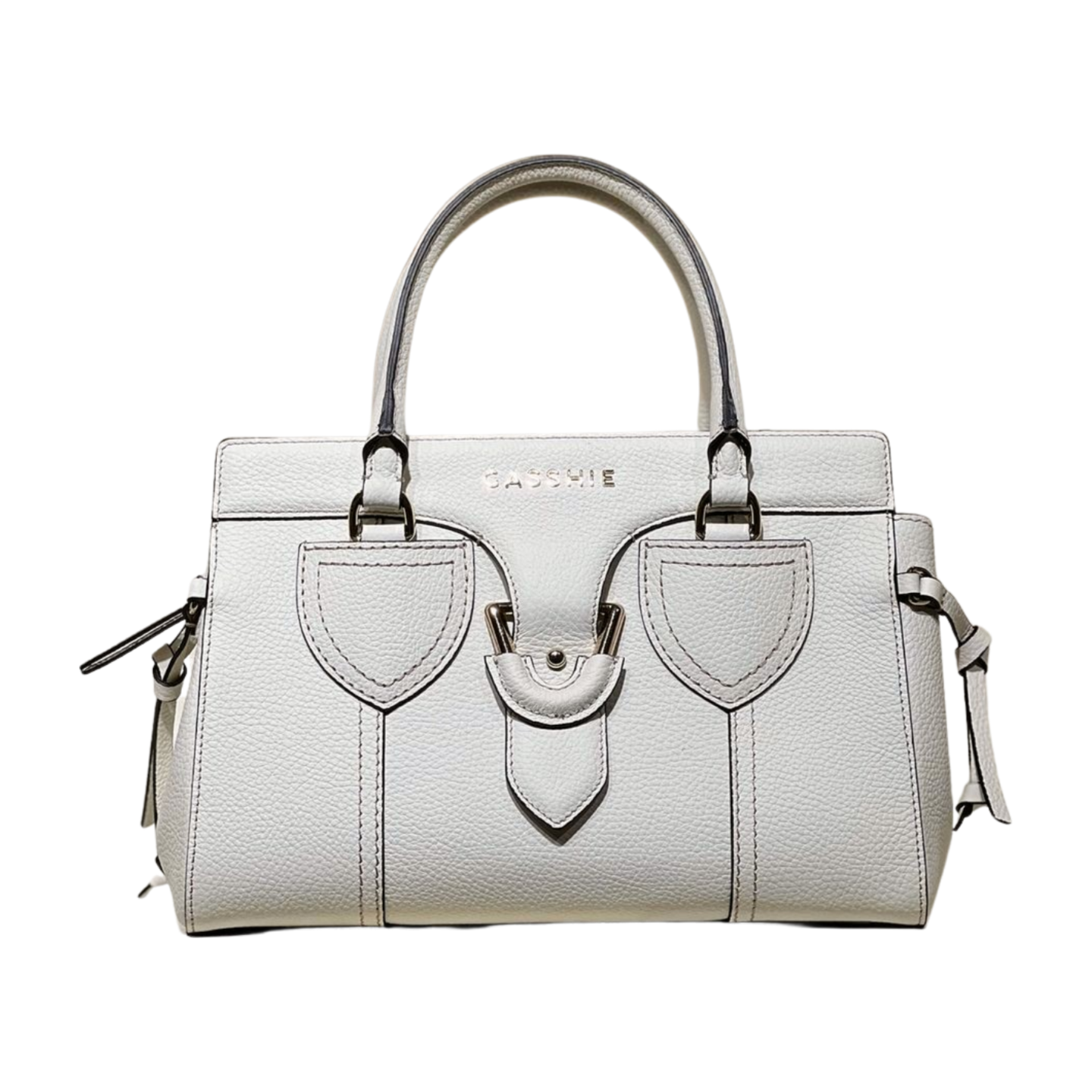 Baguette bag 8628(B) dana derisi beyaz