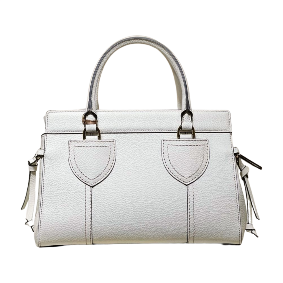 Baguette bag 8628(B) dana derisi beyaz