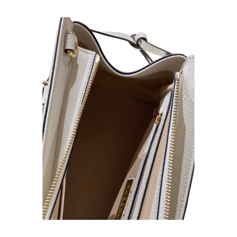Baguette bag 8628(B) dana derisi beyaz
