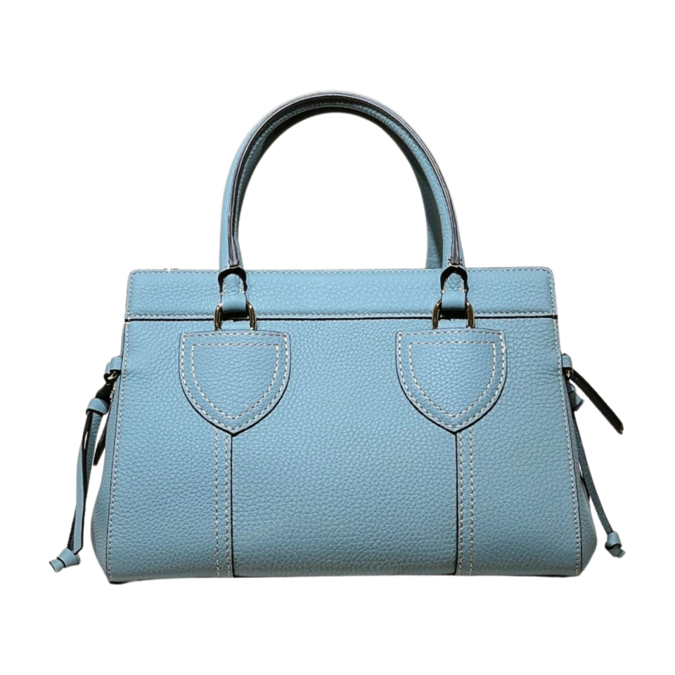 Baguette bag 8628(B) dana derisi mavi
