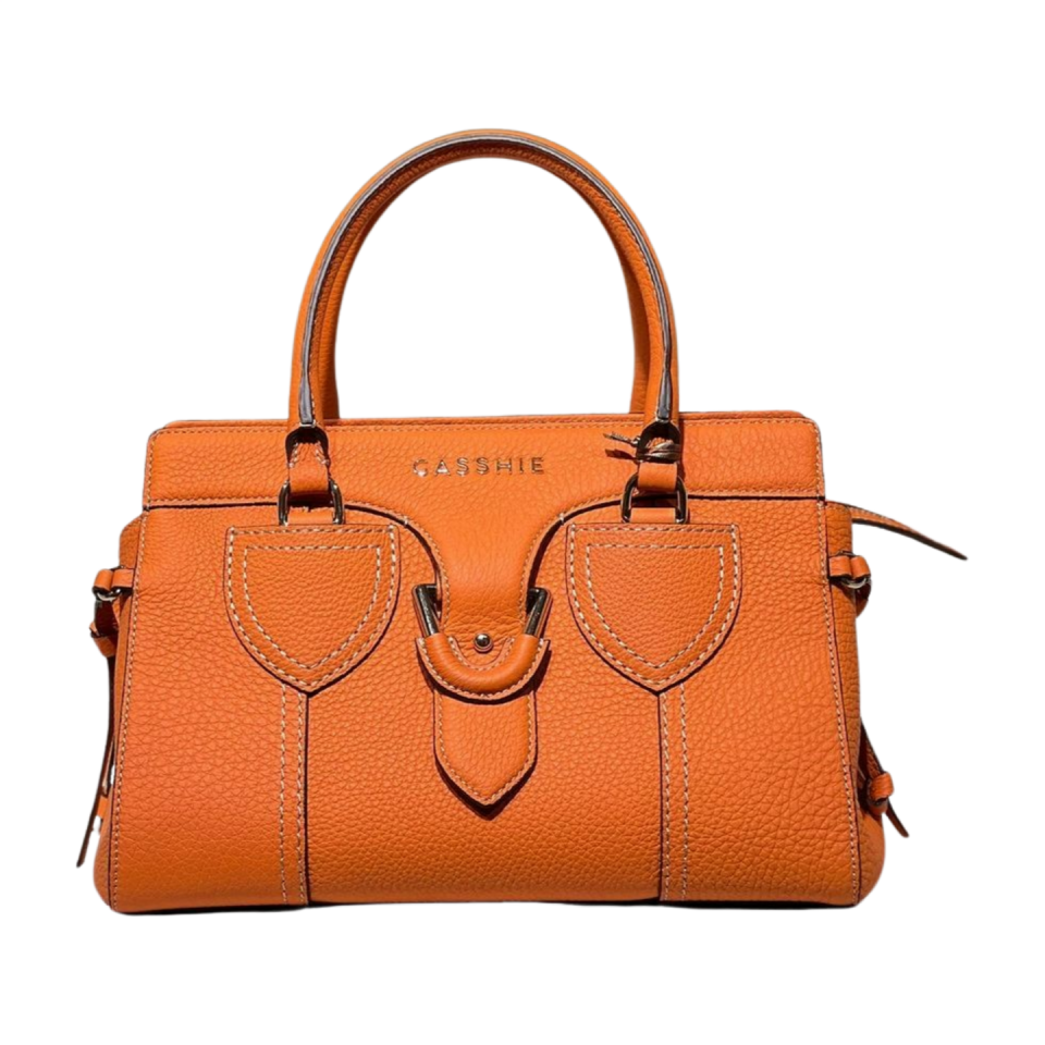 Baguette bag 8628(B) dana derisi turuncu