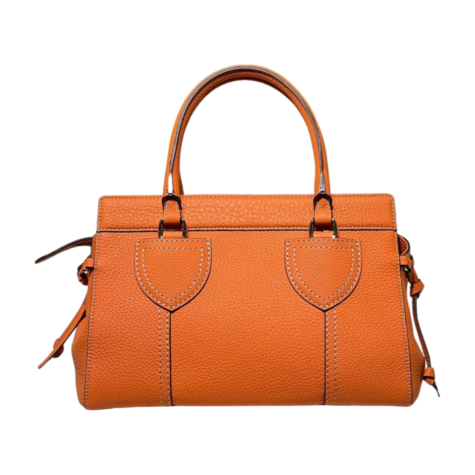 Baguette bag 8628(B) dana derisi turuncu