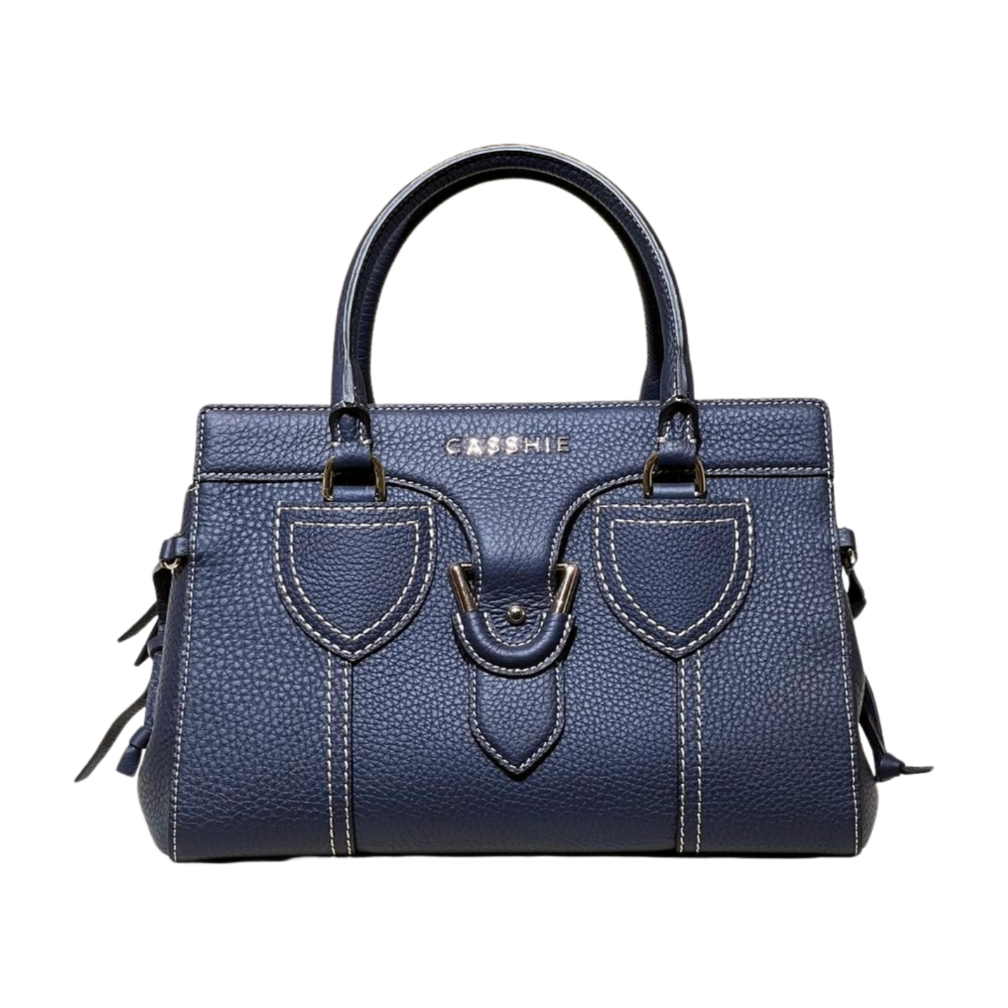 Baguette bag 8628(B) dana derisi lacivert