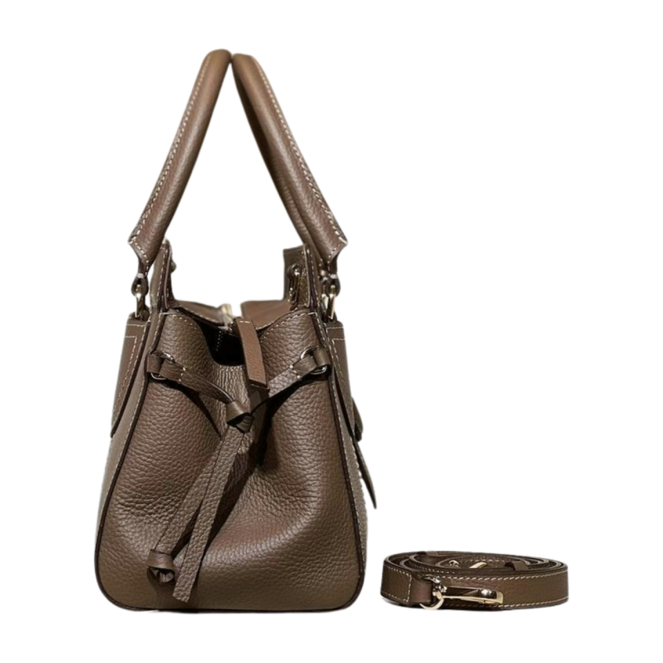Baguette bag 8628(B) dana derisi vizon