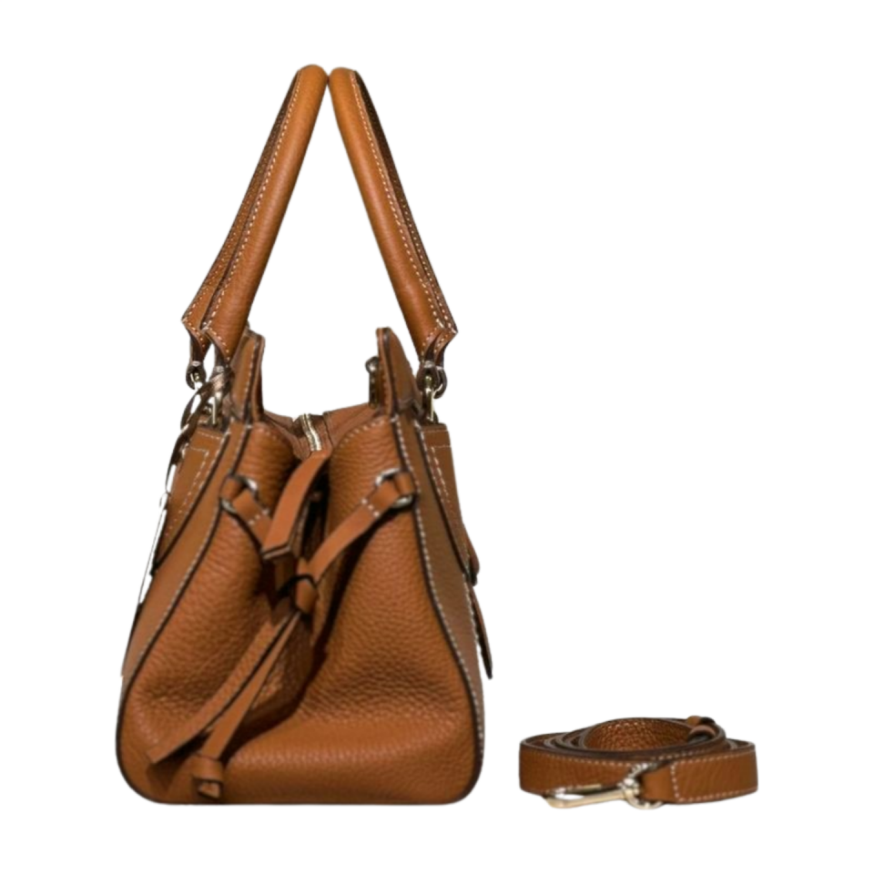 Baguette bag 8628(B) dana derisi camel