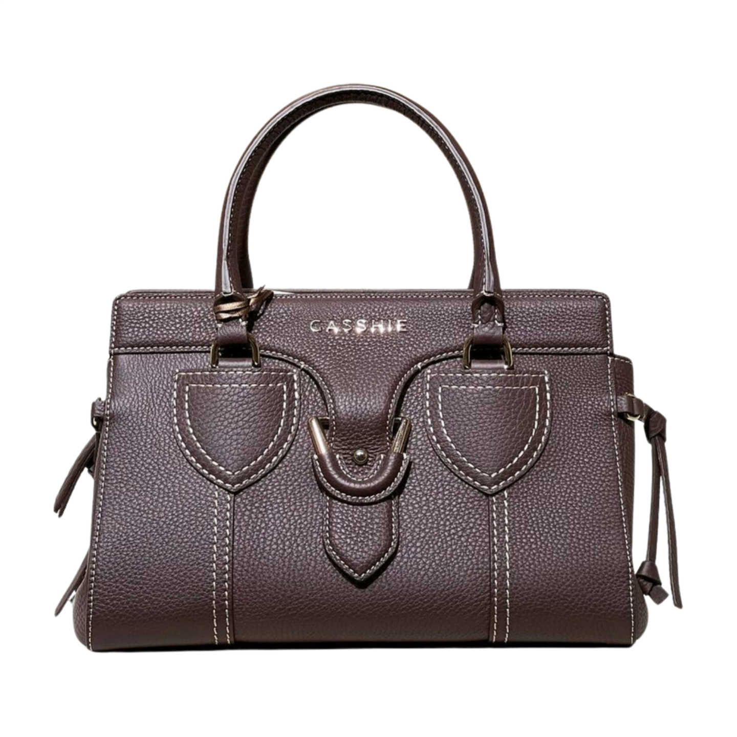 Baguette bag 8628(B) dana derisi kahve