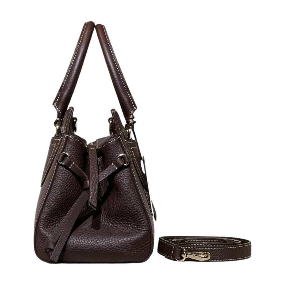Baguette bag 8628(B) dana derisi kahve