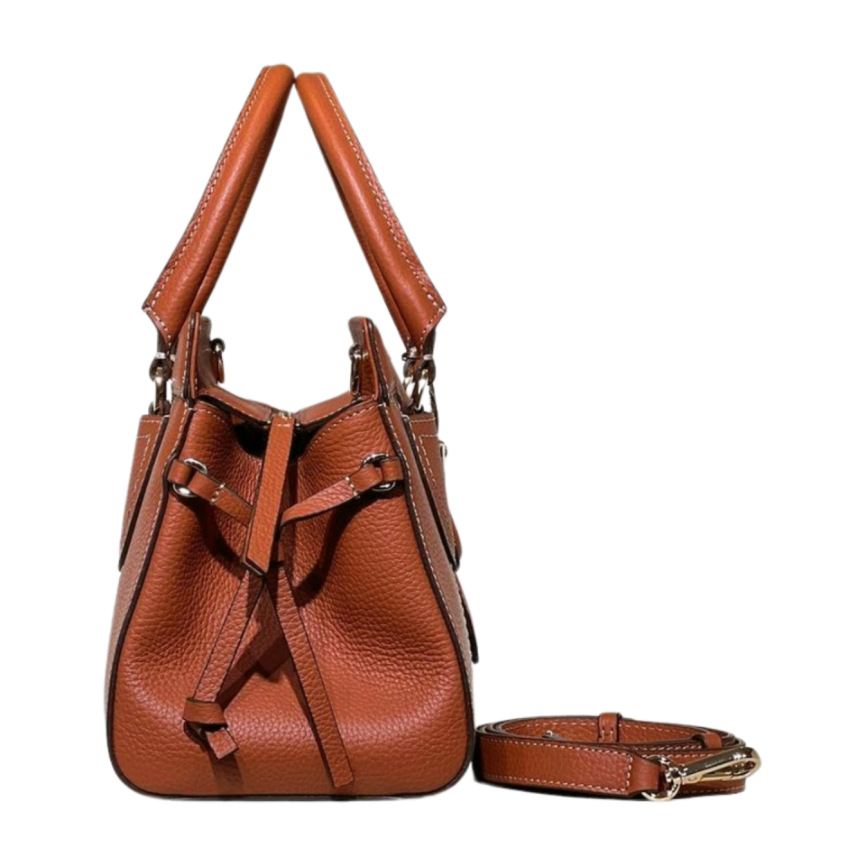 Baguette bag 8628(B) dana derisi kiremit