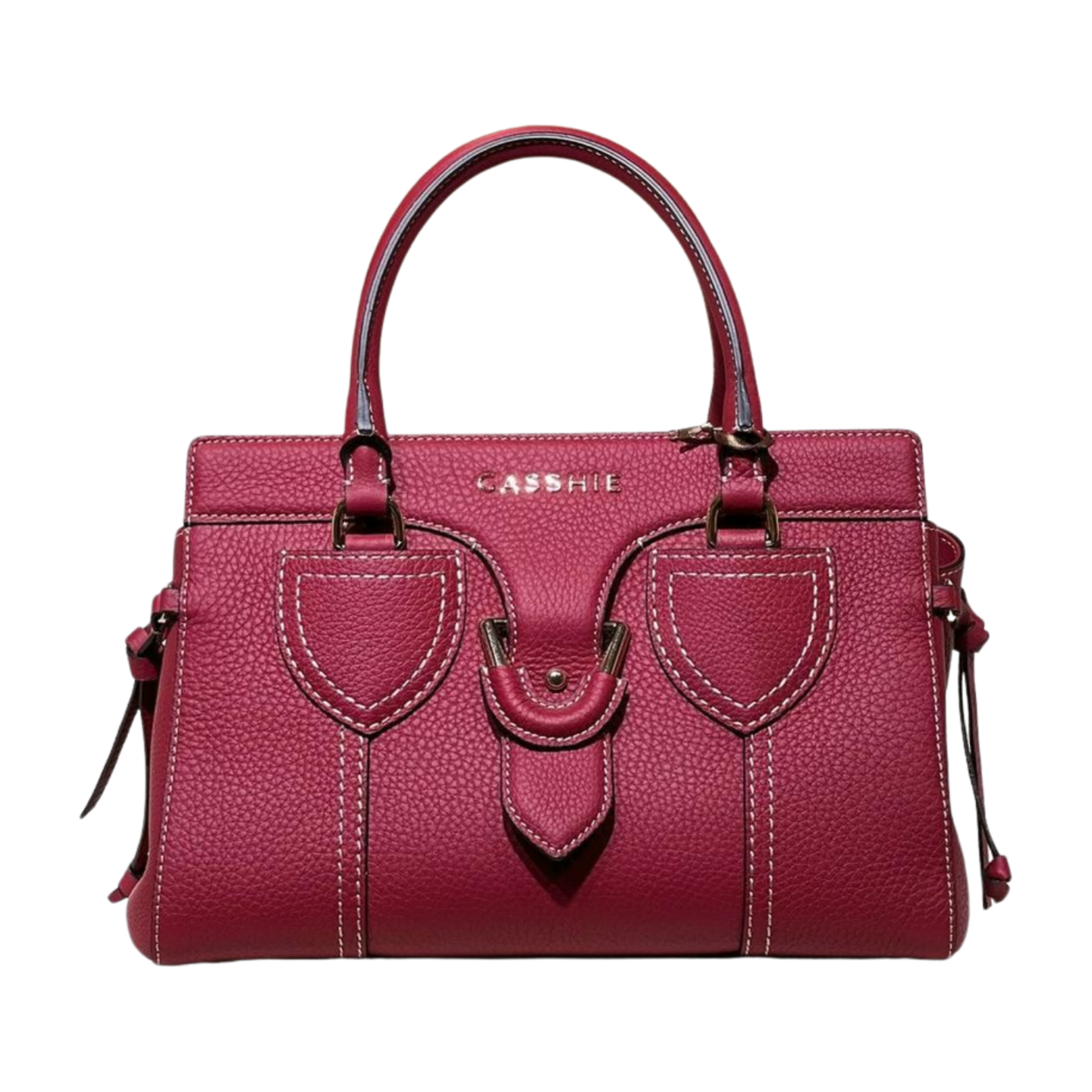 Baguette bag 8628(B) dana derisi bordo
