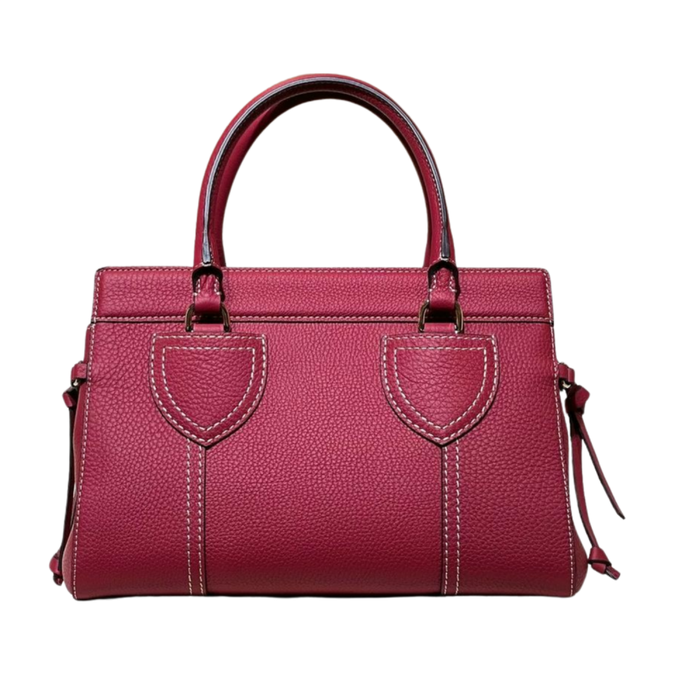 Baguette bag 8628(B) dana derisi bordo