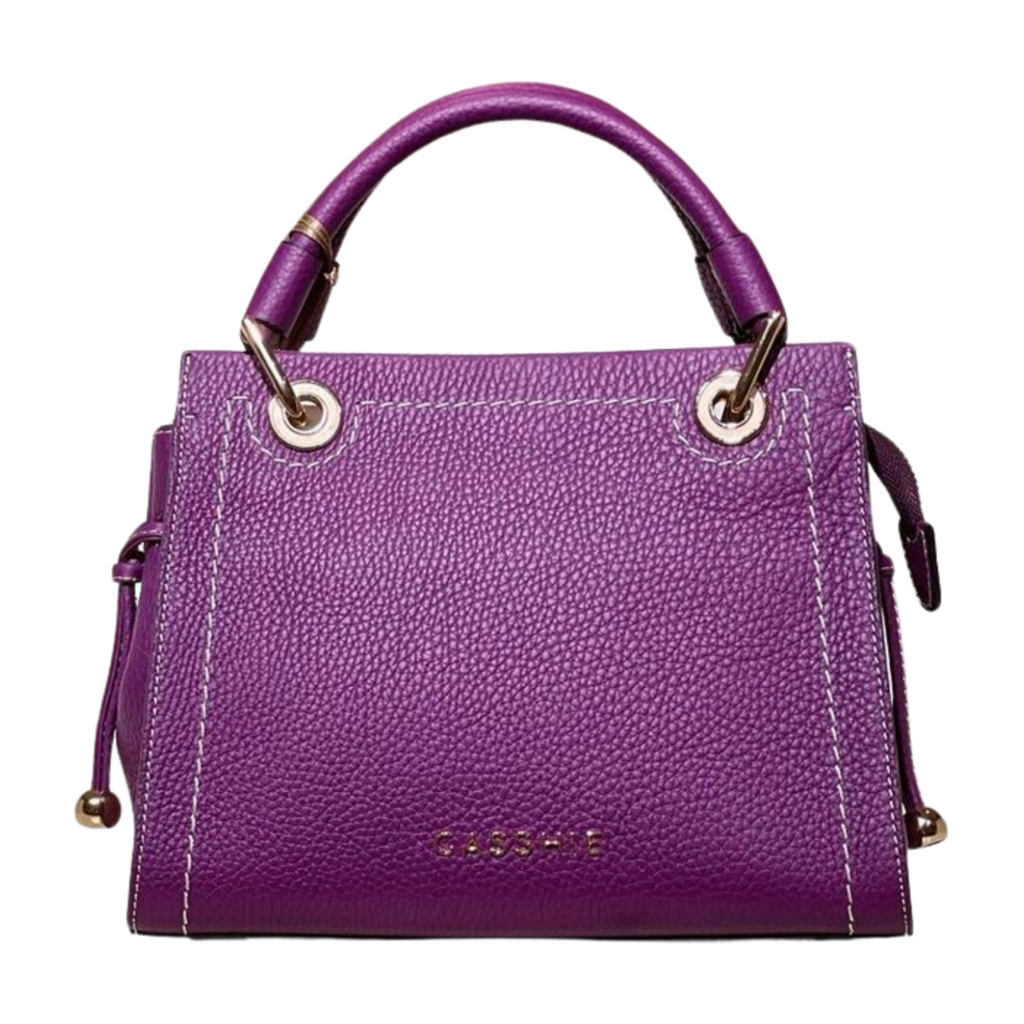 Quilted bag 8539 hakiki dana derisi mor
