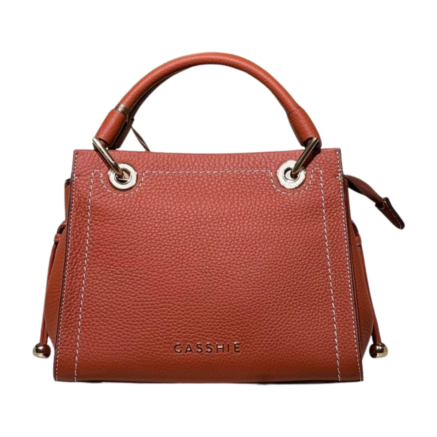 Quilted bag 8539 hakiki dana derisi kiremit