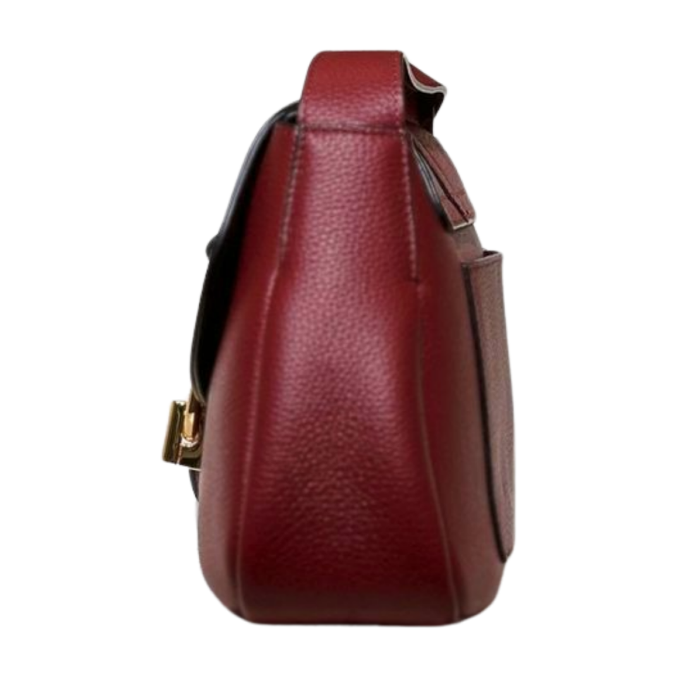 Baguette bag 8608 dana derisi bordo
